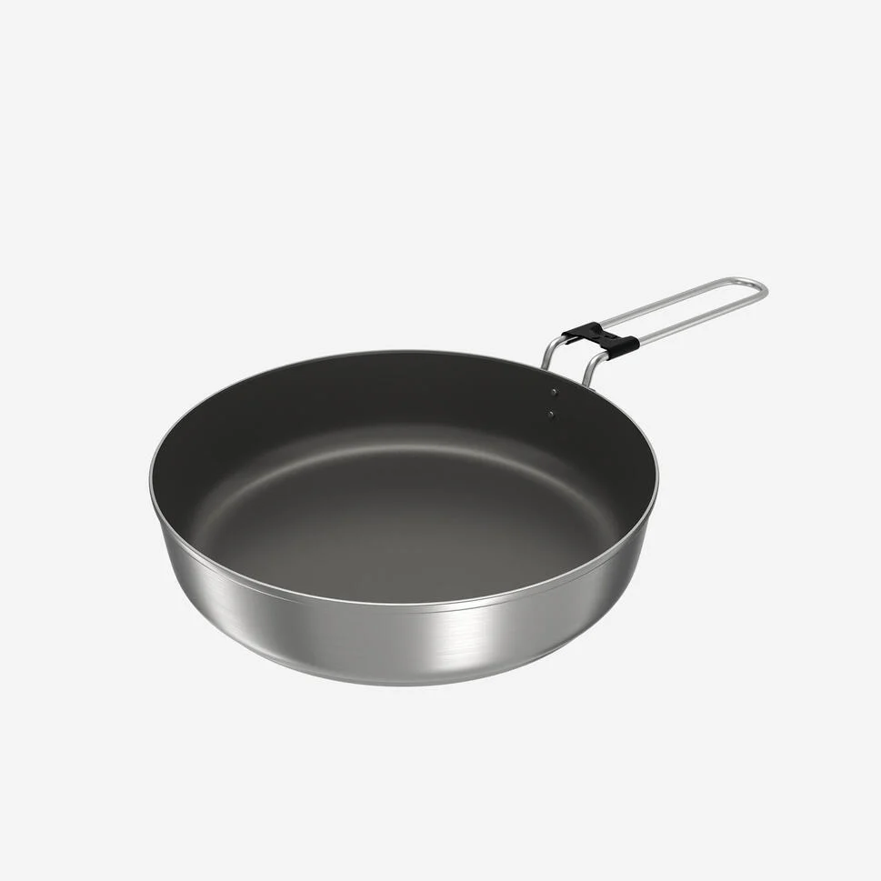 Quechua 500 Stainless Steel Nonstick Camping Cookset – 25-Piece for 4 People - Image 5