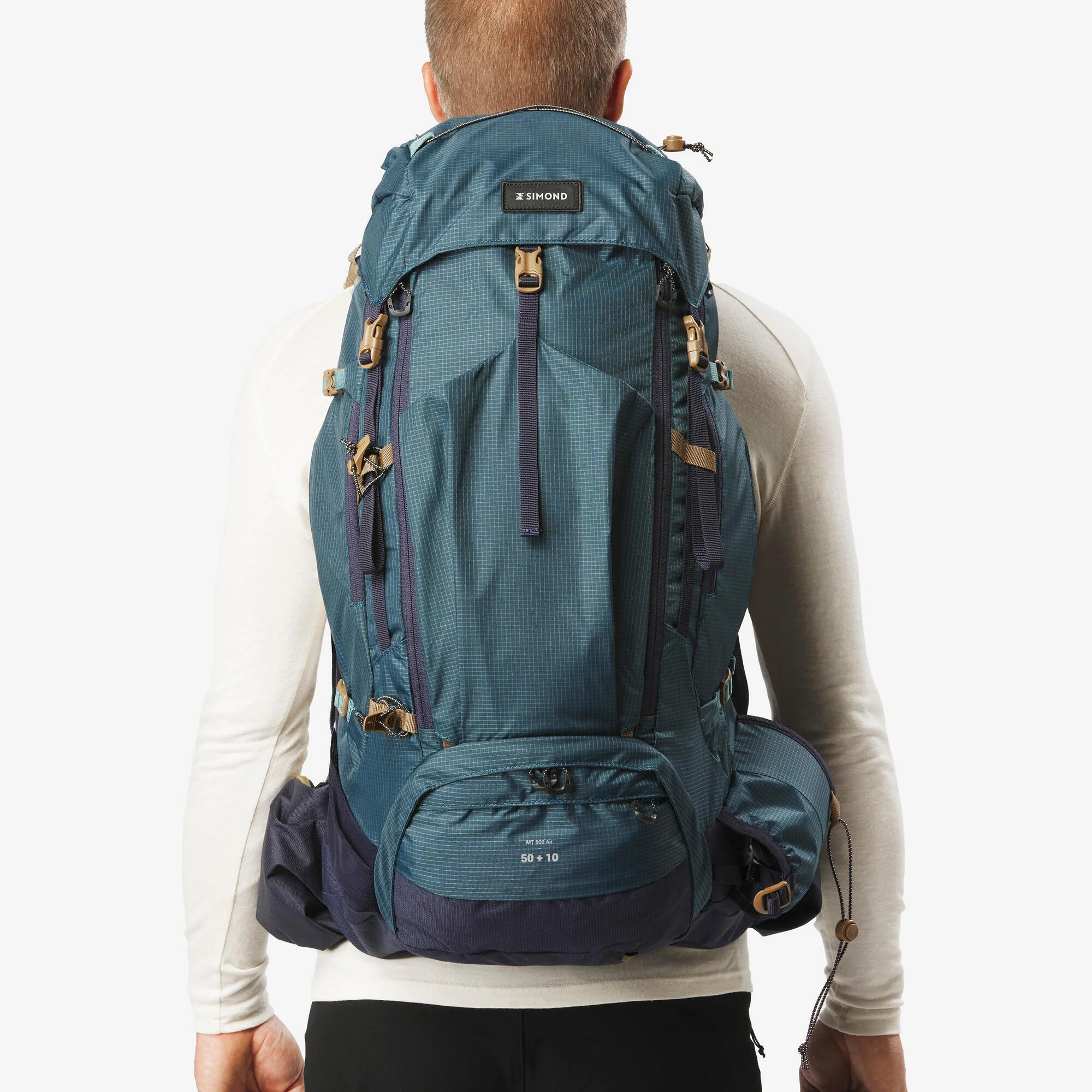 Simond Men's MT500 Air 50+10 L Backpacking Backpack - Image 3