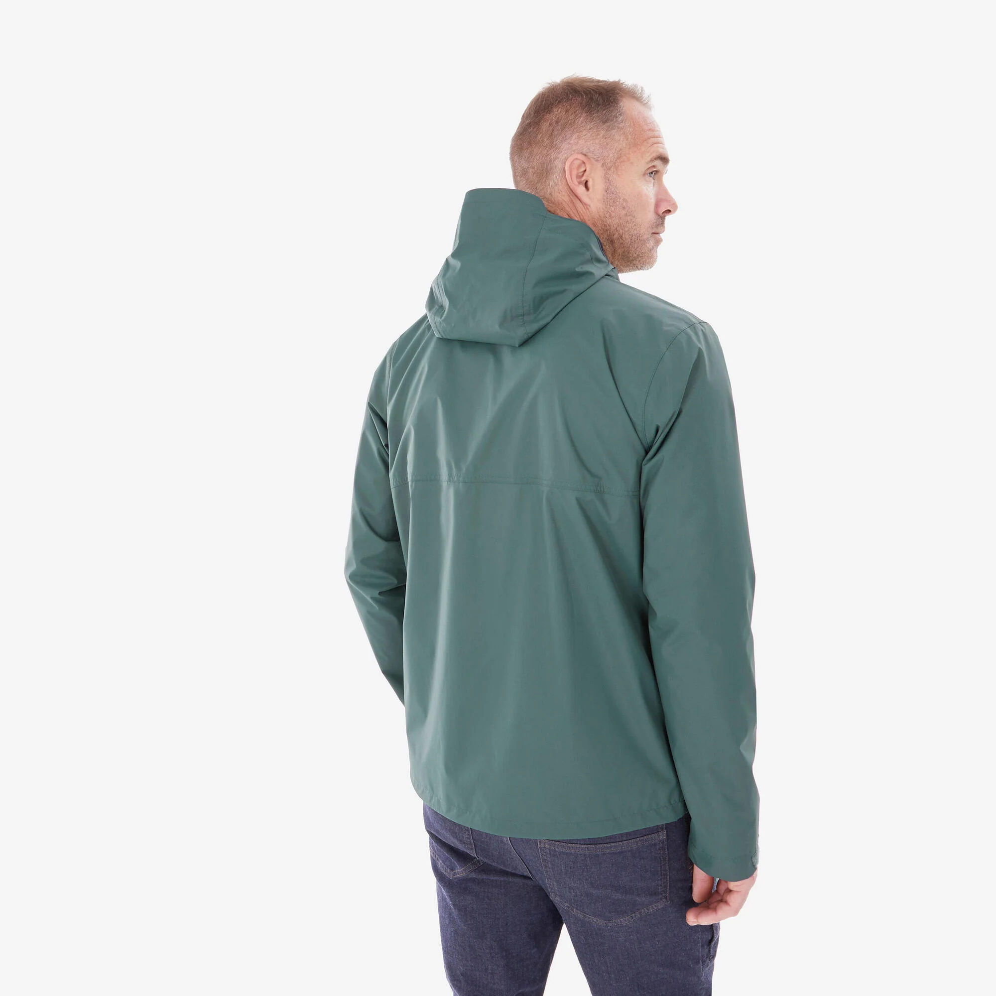 Quechua Men's NH500 Imper Waterproof Rain Jacket - Image 16