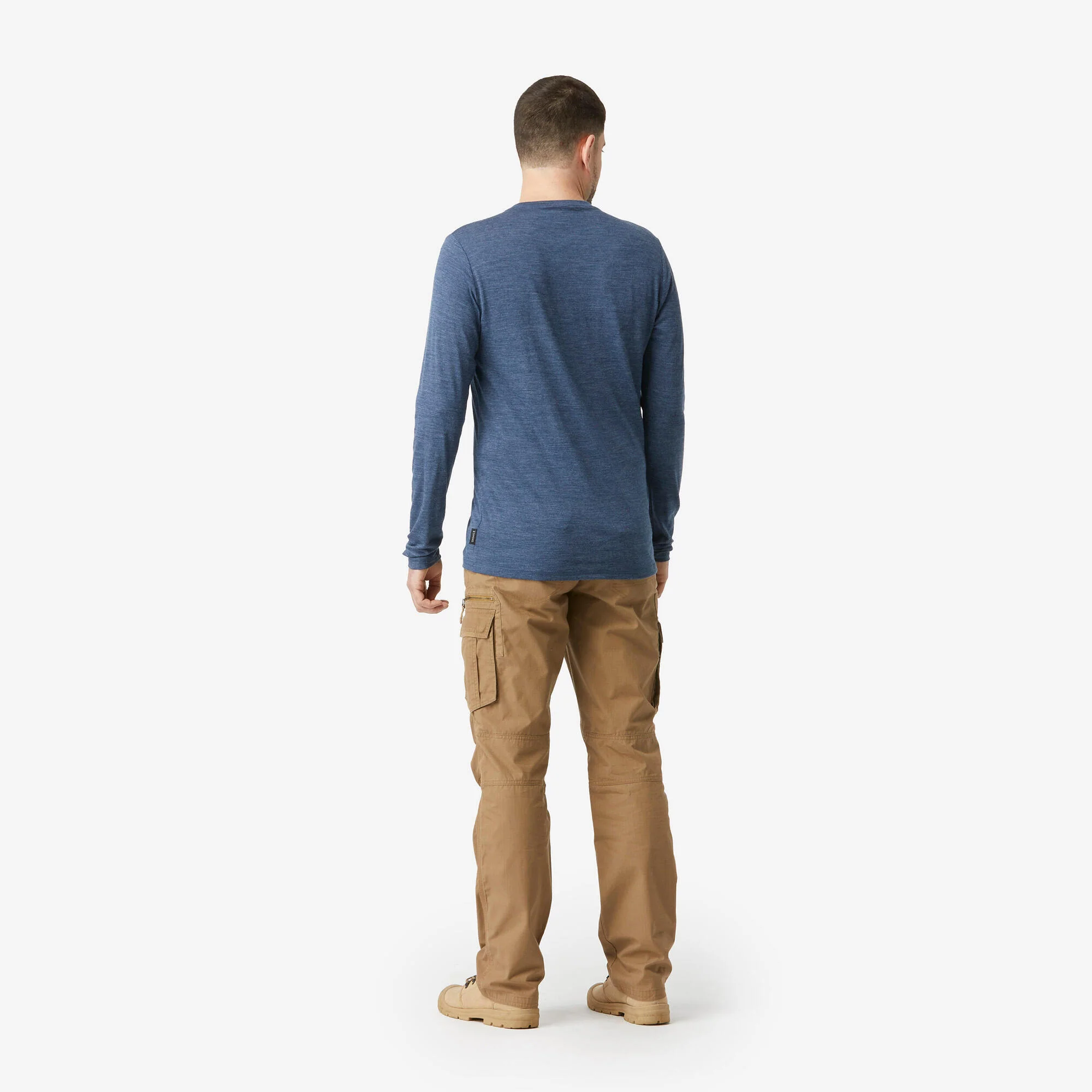 Simond Men's Travel 500 Merino Wool Long-sleeve Shirt - Image 4
